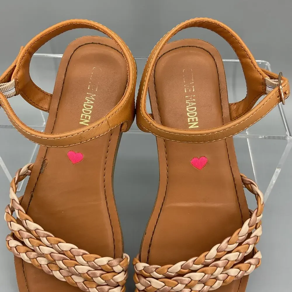 Steve Madden Girl’s Georjia Sandals Brown Size 3